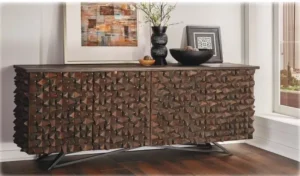 Recycled Pine & Iron Pointy Sideboard Long & Short